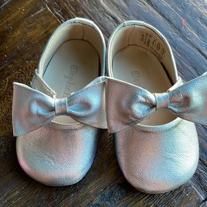 Silver slip on Baby shoes
